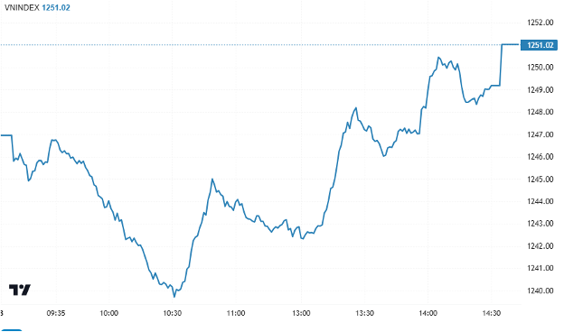 Chứng khoán ngày 8/1: Cổ phiếu vừa và nhỏ hồi phục, VN-Index tăng điểm trở lại