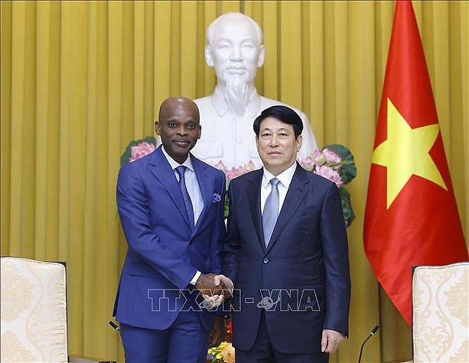 Chủ tịch nước Lương Cường tiếp Bộ trưởng Ngoại giao Togo Robert Dussey