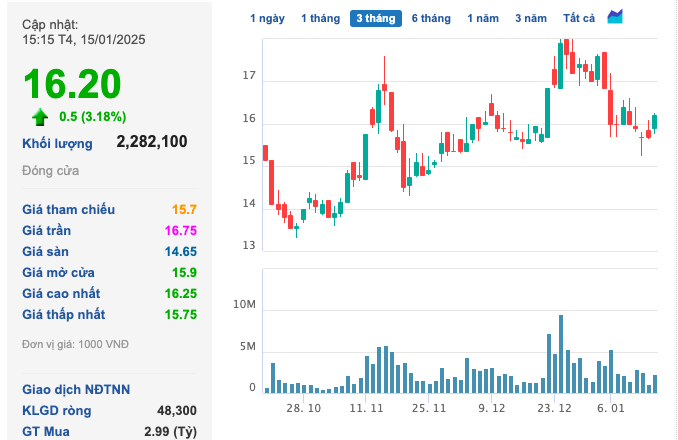 Vosco đặt kế hoạch kinh doanh năm 2025 đầy thận trọng