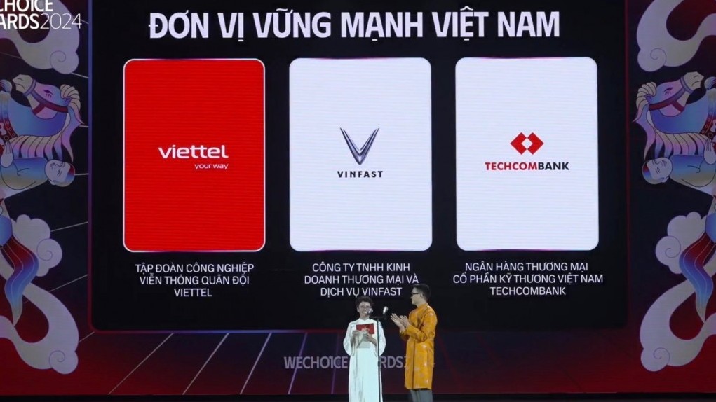 Techcombank được vinh danh “Đơn vị vững mạnh Việt Nam” tại WeChoice Awards 2024 vì đóng góp cho cộng đồng