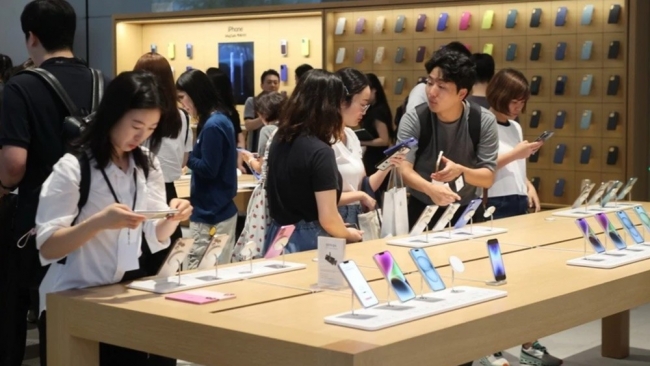 Apple mất "ngôi vương" tại thị trường điện thoại Trung Quốc