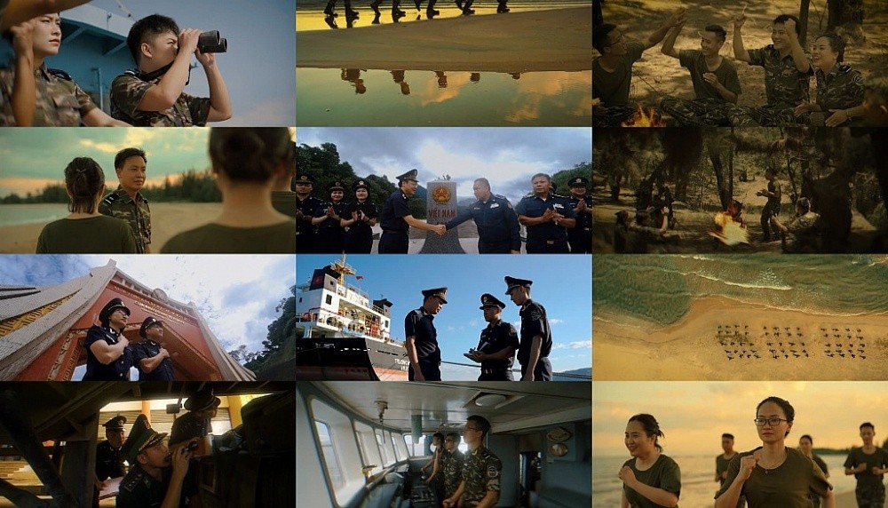 Một số hình ảnh ấn tượng trong các video của Hải quan Quảng Bình.