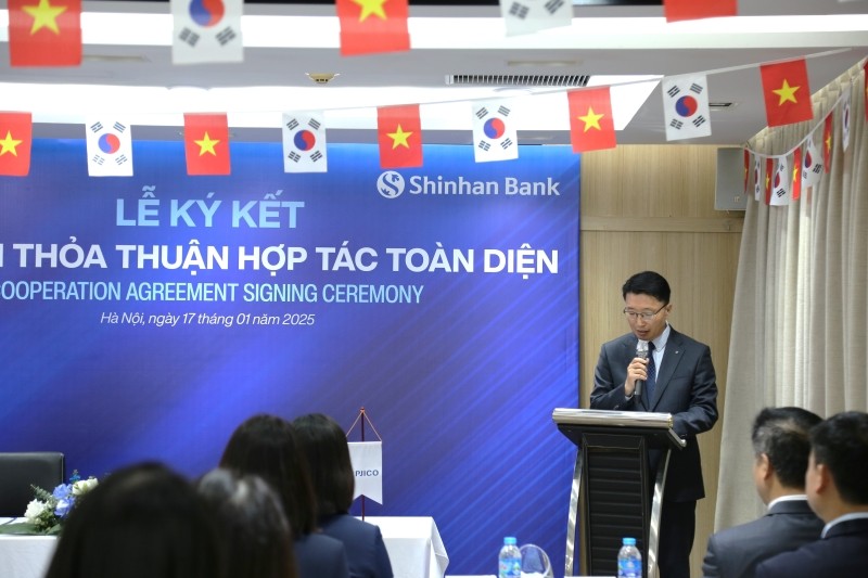 Bảo hiểm PJICO và Ngân hàng Shinhan ký kết hợp tác chiến lược