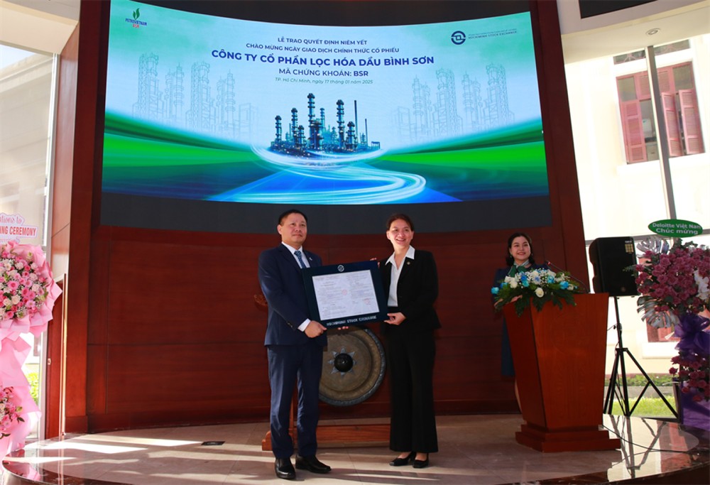 3,1 tỷ cổ phiếu BSR chính thức niêm yết trên HOSE