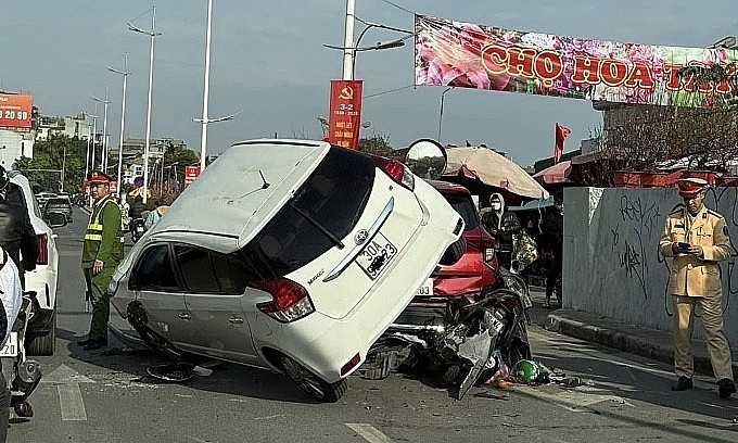 Toàn quốc xảy ra 445 vụ tai nạn giao thông trong 9 ngày nghỉ Tết