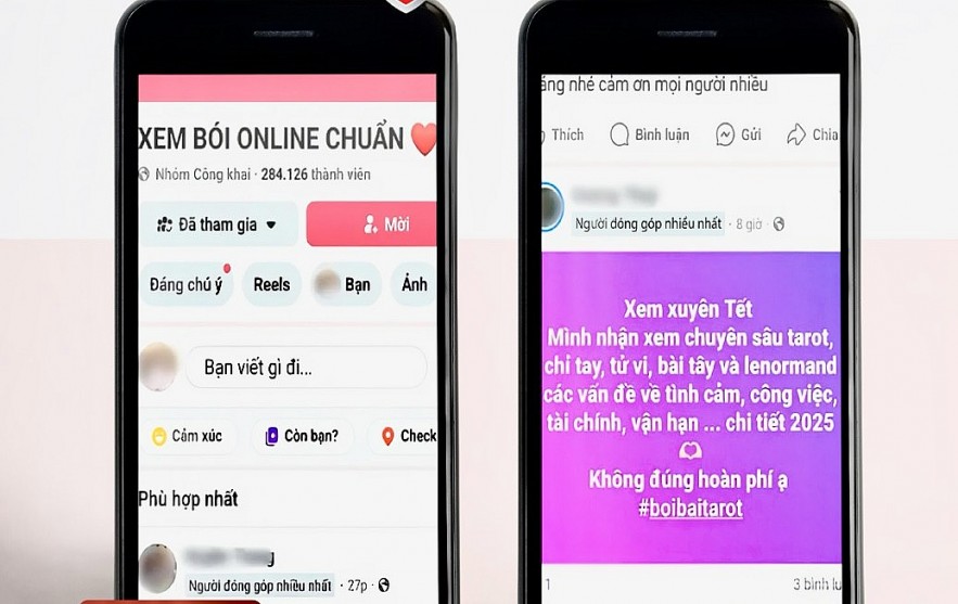 Lừa đảo bằng thủ đoạn xem bói, giải hạn online, mạo danh nhà mạng chiếm đoạt tài sản.