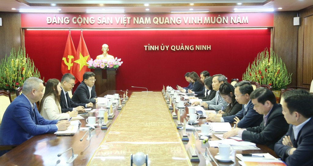 Quang cảnh buổi làm việc. Ảnh QMG