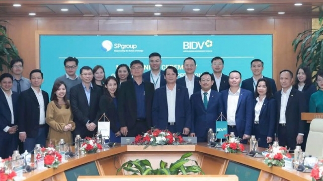 BIDV và SP Group hợp tác vì mục tiêu xanh