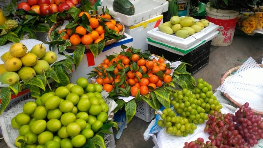 Sôi động thị trường phục vụ ngày Rằm tháng Giêng