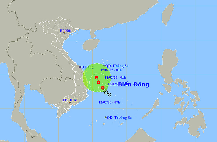 Áp thấp nhiệt đới tiến gần bờ, Bắc Bộ đón đợt rét sâu Chú thích ảnh