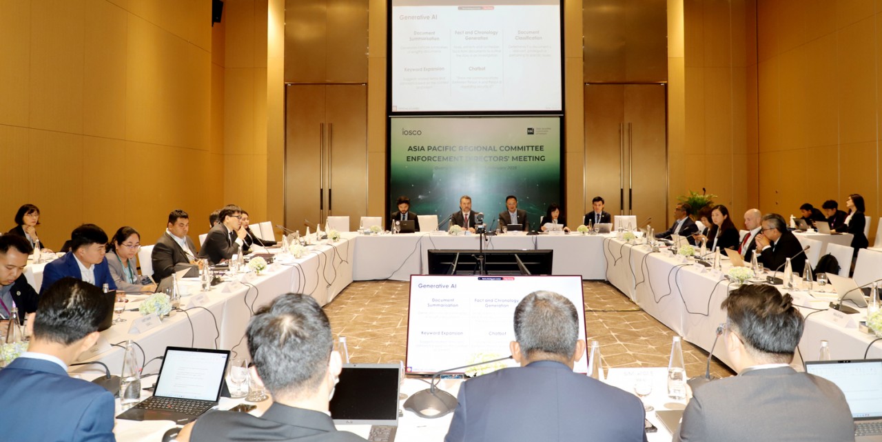 Tăng cường giám sát, thanh tra, cưỡng chế thực thi giữa các cơ quan quản lý thị trường chứng khoán tại APRC