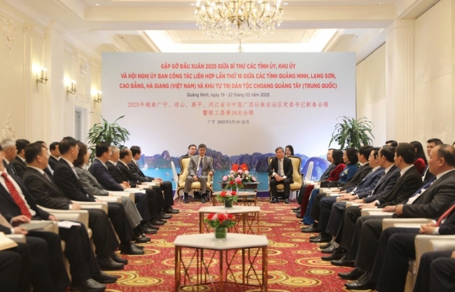 Bí thư Tỉnh ủy Quảng Ninh hội kiến Bí thư Khu ủy Khu tự trị Dân tộc Choang Quảng Tây (Trung Quốc)