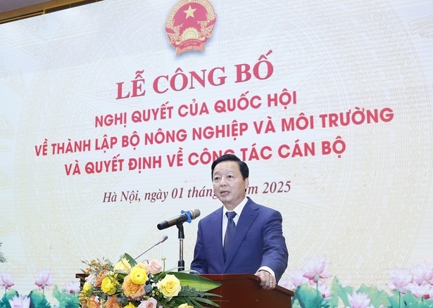 Công bố Nghị quyết của Quốc hội về thành lập Bộ Nông nghiệp và Môi trường Công bố Nghị quyết của Quốc hội về thành lập Bộ Nông nghiệp và Môi trường