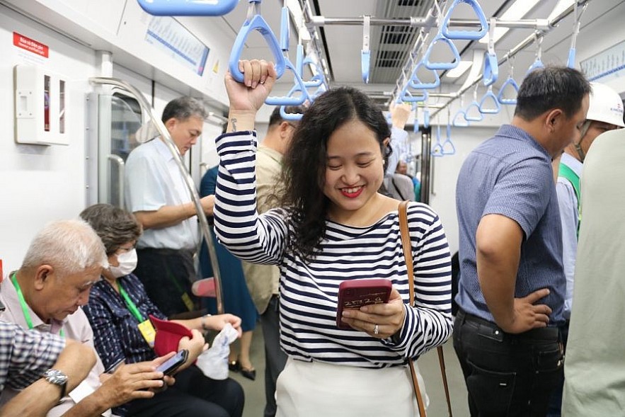 Tuyến Metro số 1 sẽ áp dụng công nghệ thanh toán không tiếp xúc nhằm gia tăng trải nghiệm cho hành khách. Ảnh minh họa.