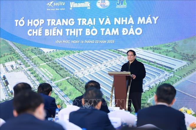 Thủ tướng Phạm Minh Chính thăm, khảo sát các dự án trọng điểm của tỉnh Vĩnh Phúc Chú thích ảnh