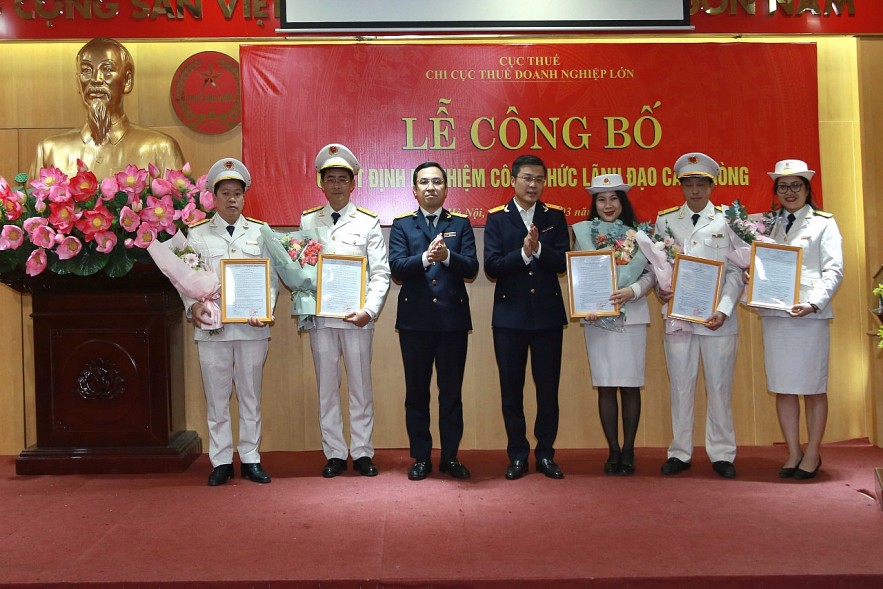 Công bố nhân sự chủ chốt của Chi cục thuế Doanh nghiệp lớn