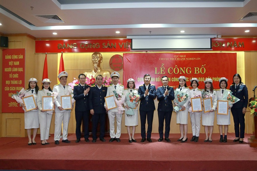 Công bố nhân sự chủ chốt của Chi cục thuế Doanh nghiệp lớn