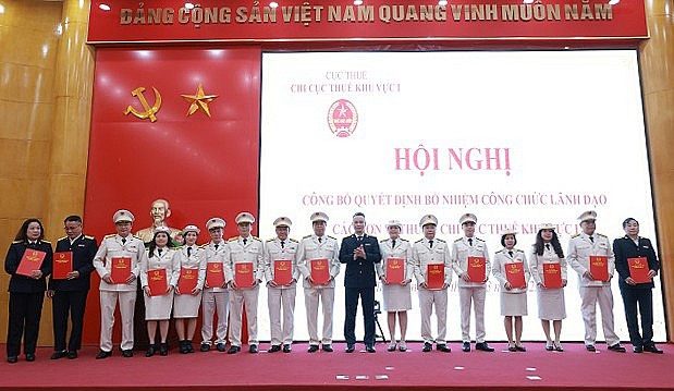 Chi cục Thuế khu vực I công bố quyết định bổ nhiệm lãnh đạo các phòng chuyên môn