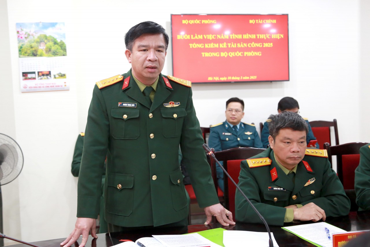 Đích đến trong kiểm kê tài sản công tại Bộ Quốc phòng đã rất gần