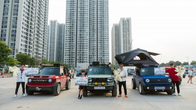 Những chiếc minicar VinFast đẹp “không thể rời mắt” giành giải tại ngày hội lớn của cộng đồng VF 3