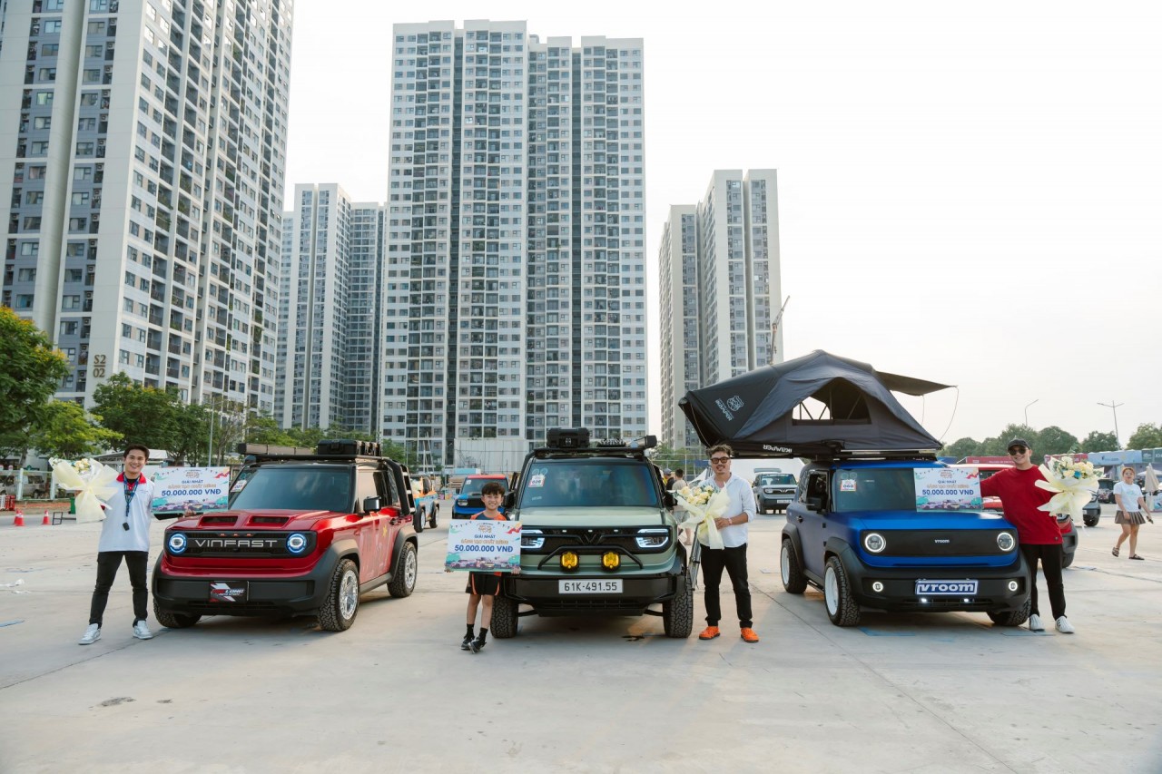 Những chiếc minicar VinFast đẹp “không thể rời mắt” giành giải tại ngày hội lớn của cộng đồng VF 3