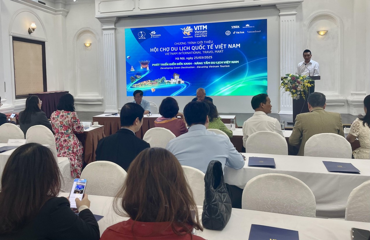 Hơn 600 doanh nghiệp tham gia Hội chợ Du lịch quốc tế Hà Nội 2025 Hơn 600 doanh nghiệp tham gia Hội chợ Du lịch quốc tế Hà Nội 2025
