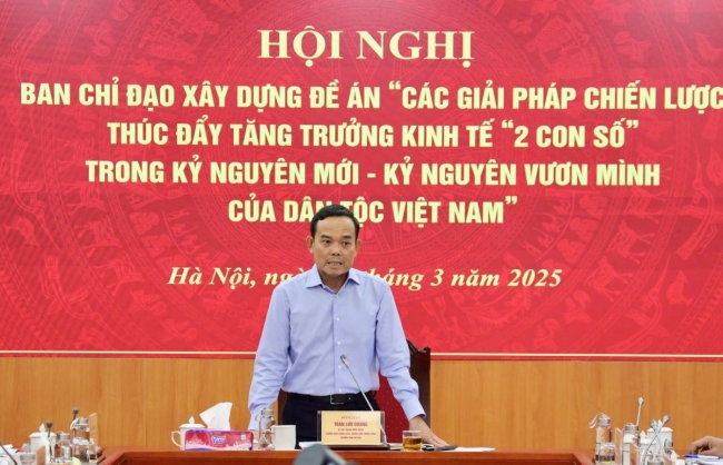 Xây dựng Đề án về giải pháp chiến lược thúc đẩy tăng trưởng kinh tế “2 con số”