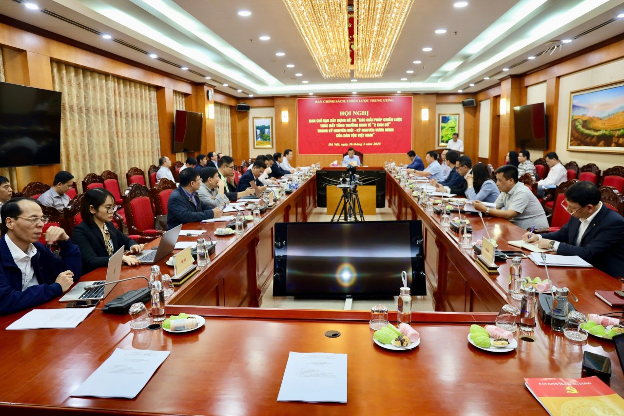 Xây dựng Đề án về giải pháp chiến lược thúc đẩy tăng trưởng kinh tế “2 con số”