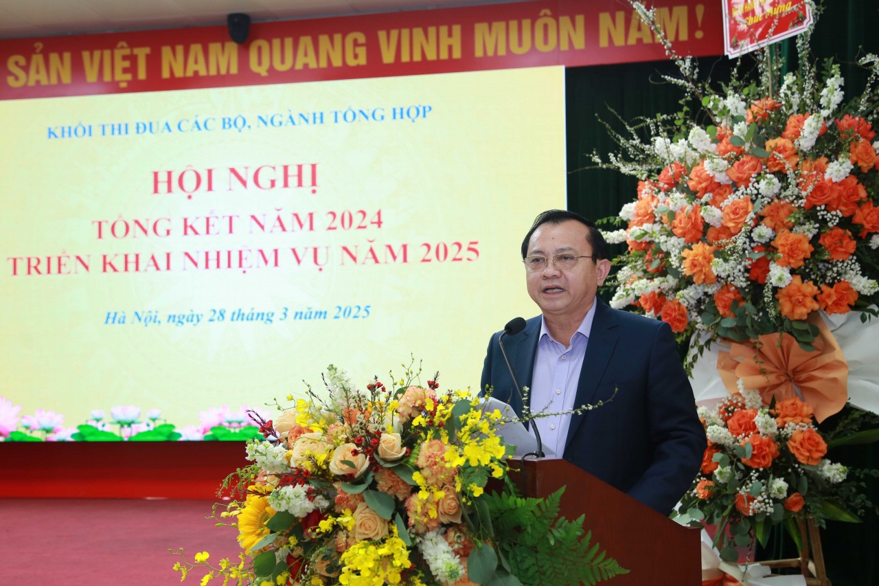 Khối thi đua các Bộ, ngành tổng hợp tiếp tục đẩy mạnh các phong trào thi đua gắn với nhiệm vụ chính trị năm 2025