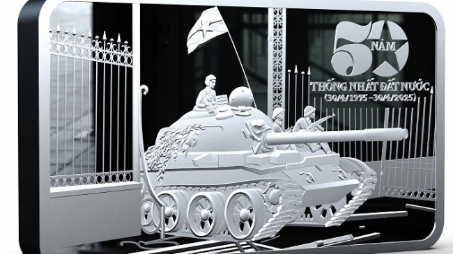 Tập đoàn Phú Quý ra mắt sản phẩm bạc thỏi  “50 năm Thống nhất đất nước”