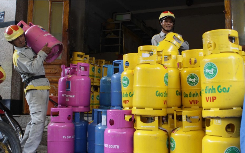 Giá gas bán lẻ trong nước tháng 4/2025 không biến động