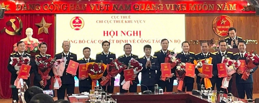 Chi cục Thuế khu vực V: Hoạt động ổn định, thu ngân sách 3 tháng đạt 40% dự toán