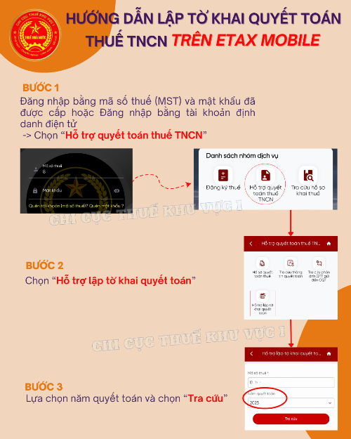 Hướng dẫn lập tờ khai quyết toán thuế thu nhập cá nhân trên eTax Mobile- Ảnh 1. Hướng dẫn lập tờ khai quyết toán thuế thu nhập cá nhân trên eTax Mobile- Ảnh 1.