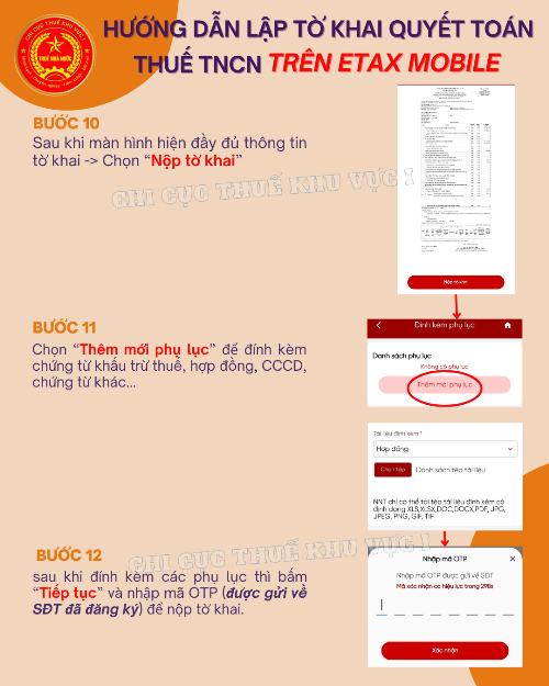Hướng dẫn lập tờ khai quyết toán thuế thu nhập cá nhân trên eTax Mobile- Ảnh 4. Hướng dẫn lập tờ khai quyết toán thuế thu nhập cá nhân trên eTax Mobile- Ảnh 4.