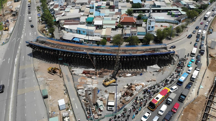 TP. Hồ Chí Minh: Cận cảnh nút giao hơn 3.400 tỷ đồng sau hơn 2 năm thi công