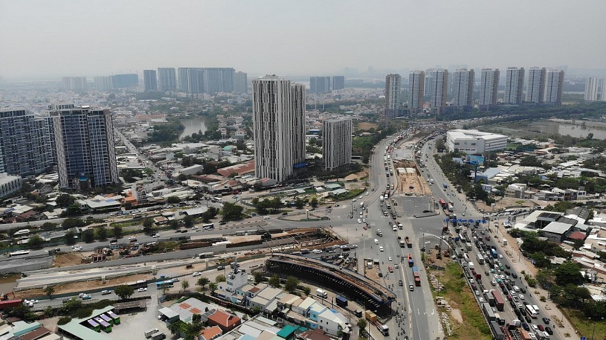 TP. Hồ Chí Minh: Cận cảnh nút giao hơn 3.400 tỷ đồng sau hơn 2 năm thi công