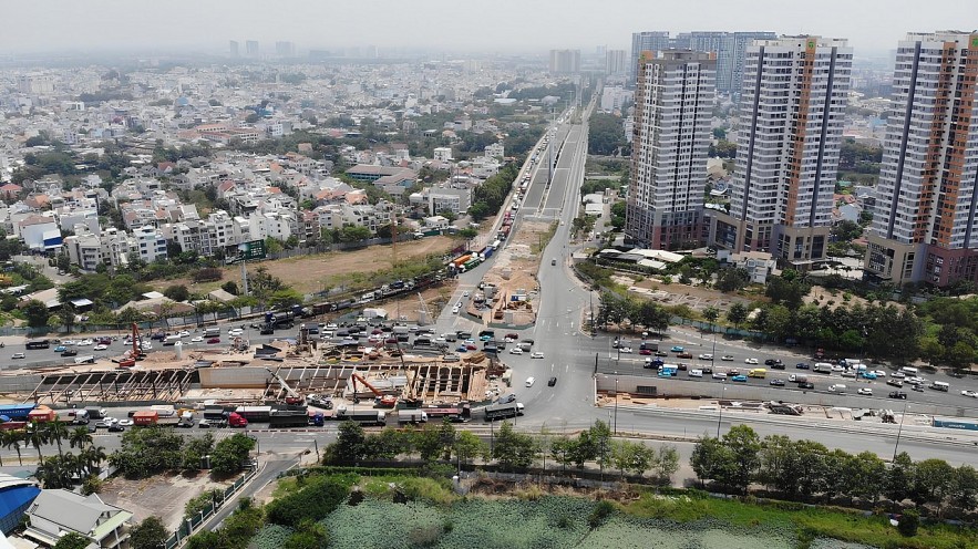 TP. Hồ Chí Minh: Cận cảnh nút giao hơn 3.400 tỷ đồng sau hơn 2 năm thi công