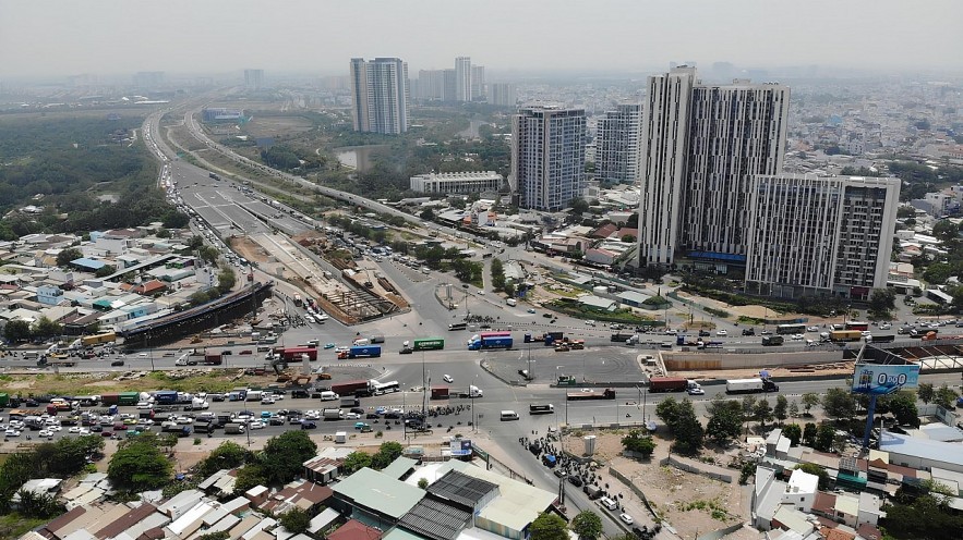 TP. Hồ Chí Minh: Cận cảnh nút giao hơn 3.400 tỷ đồng sau hơn 2 năm thi công