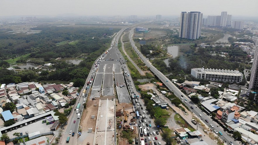 TP. Hồ Chí Minh: Cận cảnh nút giao hơn 3.400 tỷ đồng sau hơn 2 năm thi công