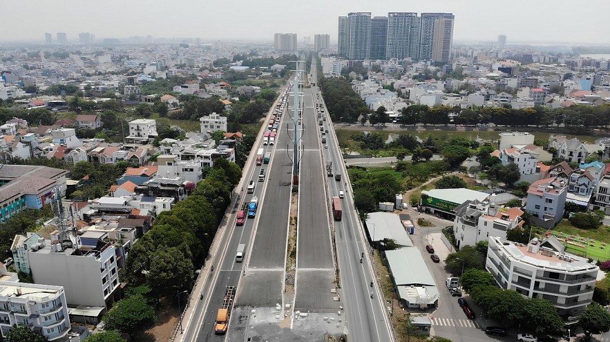 TP. Hồ Chí Minh: Cận cảnh nút giao hơn 3.400 tỷ đồng sau hơn 2 năm thi công
