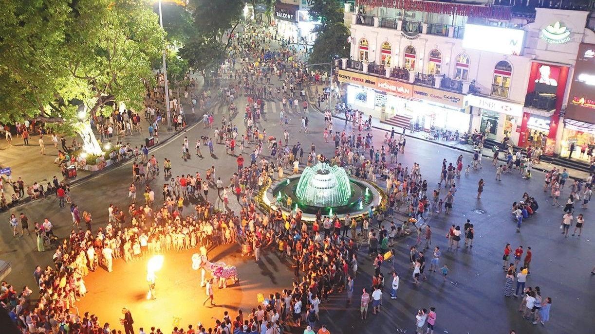 Điều chỉnh thời gian hoạt động phố đi bộ Hồ Gươm dịp nghỉ lễ Giỗ Tổ Hùng Vương và 30/4 - 1/5