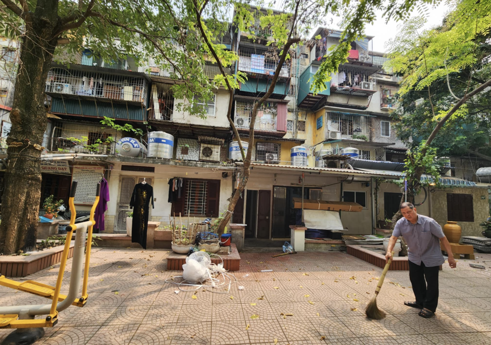 Hà Nội lên phương án cải tạo 3 khu tập thể cũ tại quận Đống Đa Chú thích ảnh