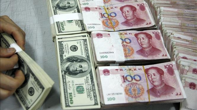 Đồng Nhân dân tệ giảm xuống mức thấp nhất 2 tháng so với đồng USD