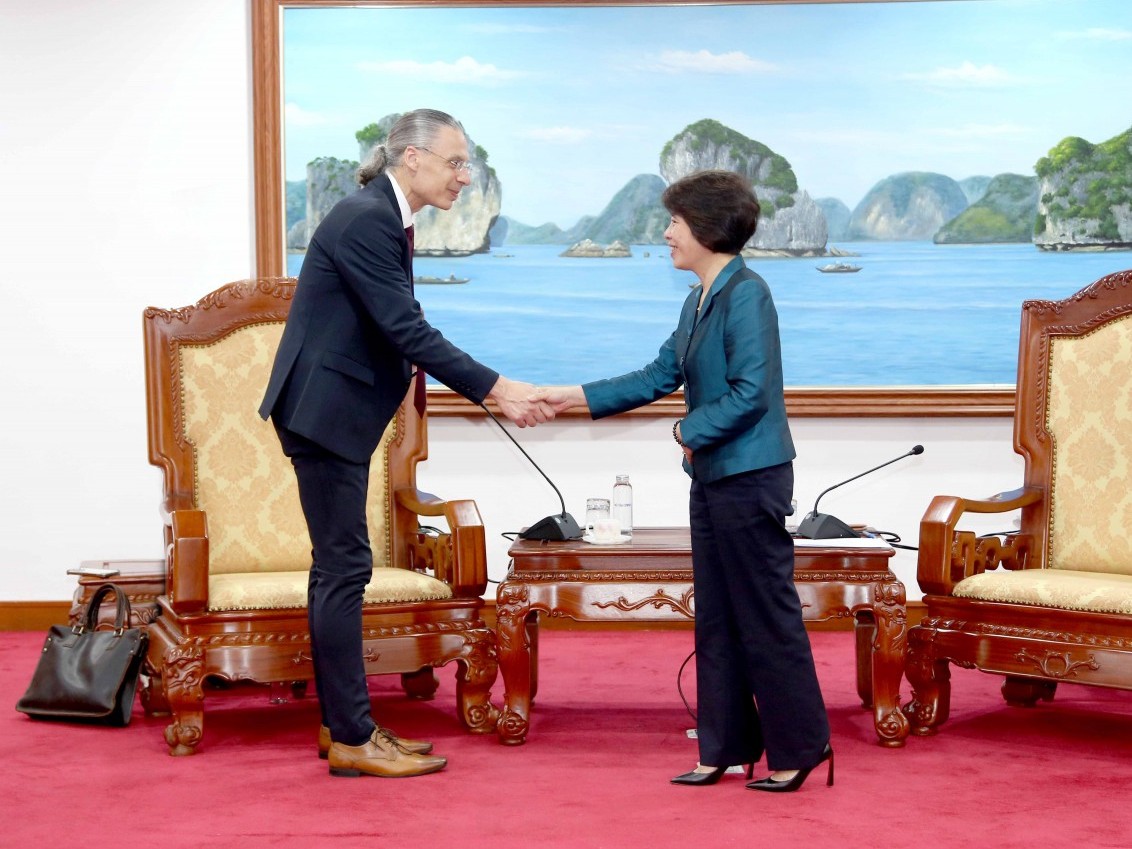 Thứ trưởng Bộ Tài chính Nguyễn Thị Bích Ngọc tiếp Phó Chủ tịch Tập đoàn Marvell Noam Mizrahi