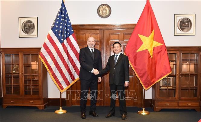 Bộ trưởng Tài chính Hoa Kỳ làm Trưởng đoàn đàm phán thương mại với Việt Nam Chú thích ảnh