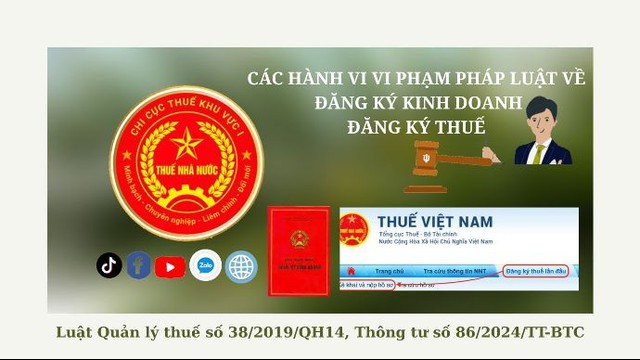 Mức phạt các hành vi vi phạm của hộ, cá nhân kinh doanh về đăng ký kinh doanh, đăng ký thuế