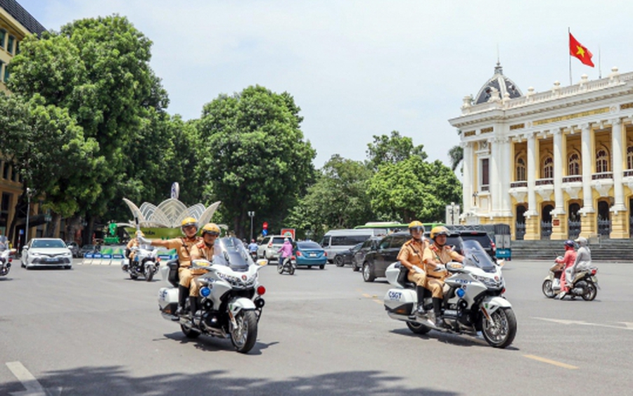 Hà Nội phân luồng giao thông, tổ chức hướng đi cho các loại phương tiện trong ngày 14-15/4