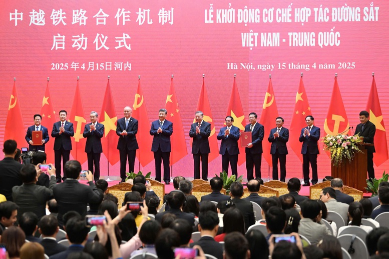 Tuyên bố chung Việt Nam - Trung Quốc về việc tiếp tục làm sâu sắc quan hệ Đối tác hợp tác chiến lược toàn diện, thúc đẩy xây dựng Cộng đồng chia sẻ tương lai Việt Nam - Trung Quốc có ý nghĩa chiến lược- Ảnh 8.