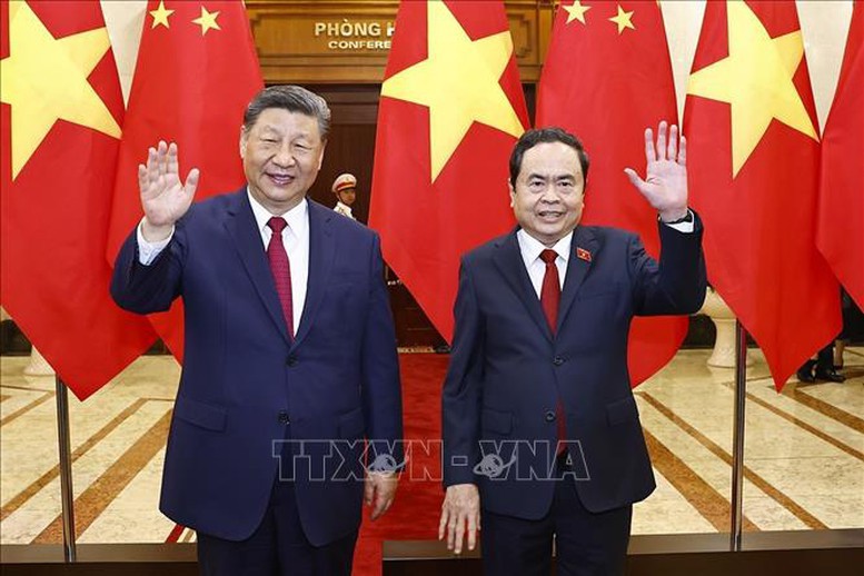 Tuyên bố chung Việt Nam - Trung Quốc về việc tiếp tục làm sâu sắc quan hệ Đối tác hợp tác chiến lược toàn diện, thúc đẩy xây dựng Cộng đồng chia sẻ tương lai Việt Nam - Trung Quốc có ý nghĩa chiến lược- Ảnh 4.