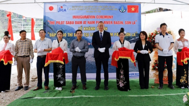 Khánh thành đập Sabo chống lũ quét đầu tiên tại Việt Nam